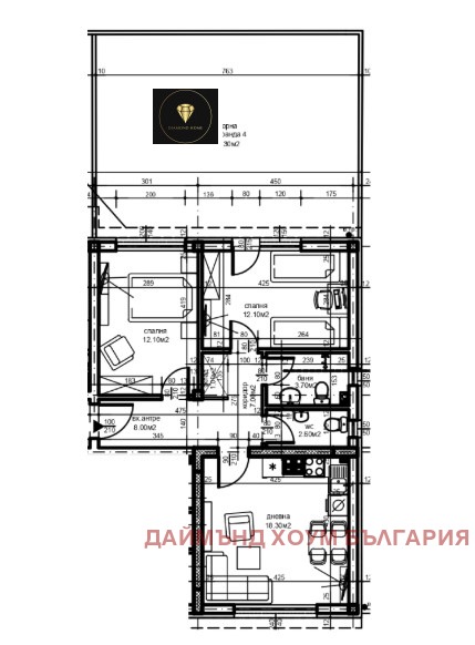 Продается  2 спальни Пловдив , Христо Смирненски , 131 кв.м | 22524527 - изображение [2]