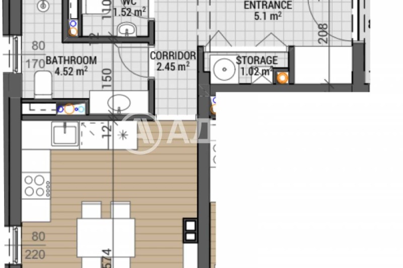 Продава 3-СТАЕН, гр. София, м-т Камбаните, снимка 2 - Апартаменти - 53494074