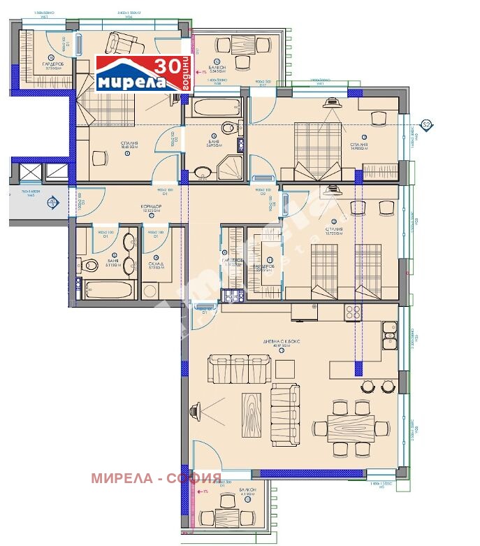 Продава  4-стаен град София , Манастирски ливади , 152 кв.м | 62129708