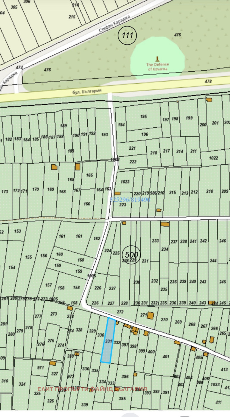 Продава ПАРЦЕЛ, гр. Каварна, област Добрич
