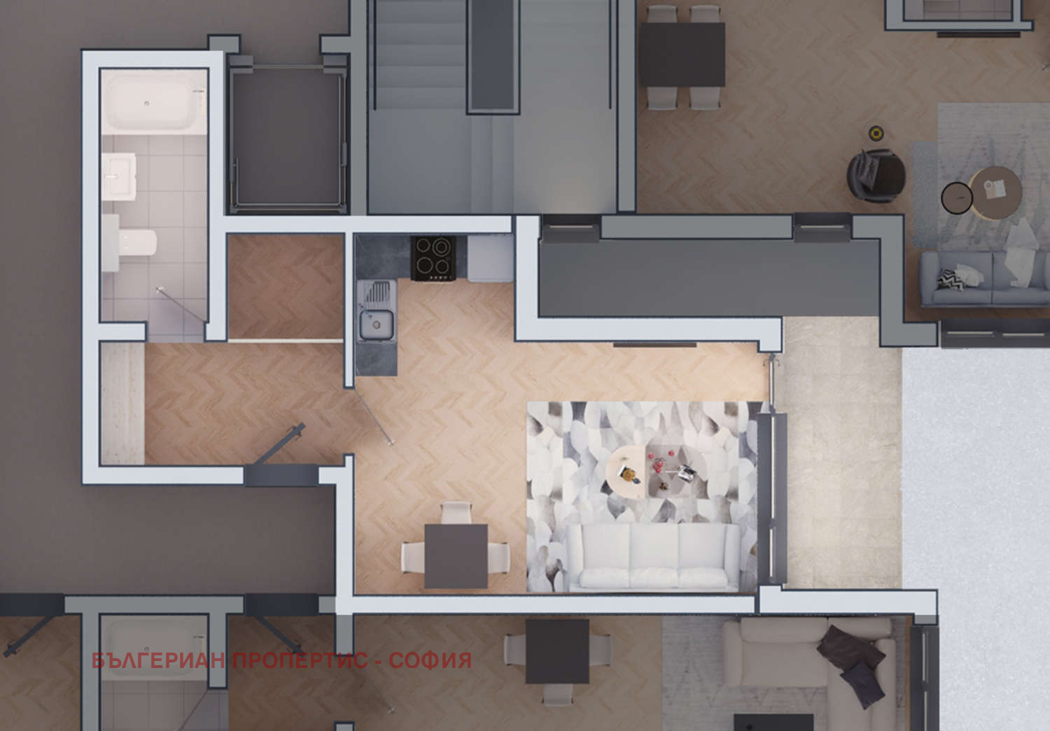 Продава 1-СТАЕН, гр. София, Дружба 2