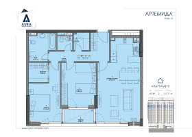 3-стаен град София, Кръстова вада 1