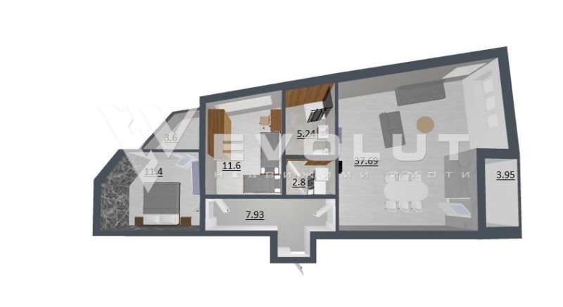 Продава 3-СТАЕН, гр. Варна, Виница, снимка 5 - Aпартаменти - 45929982