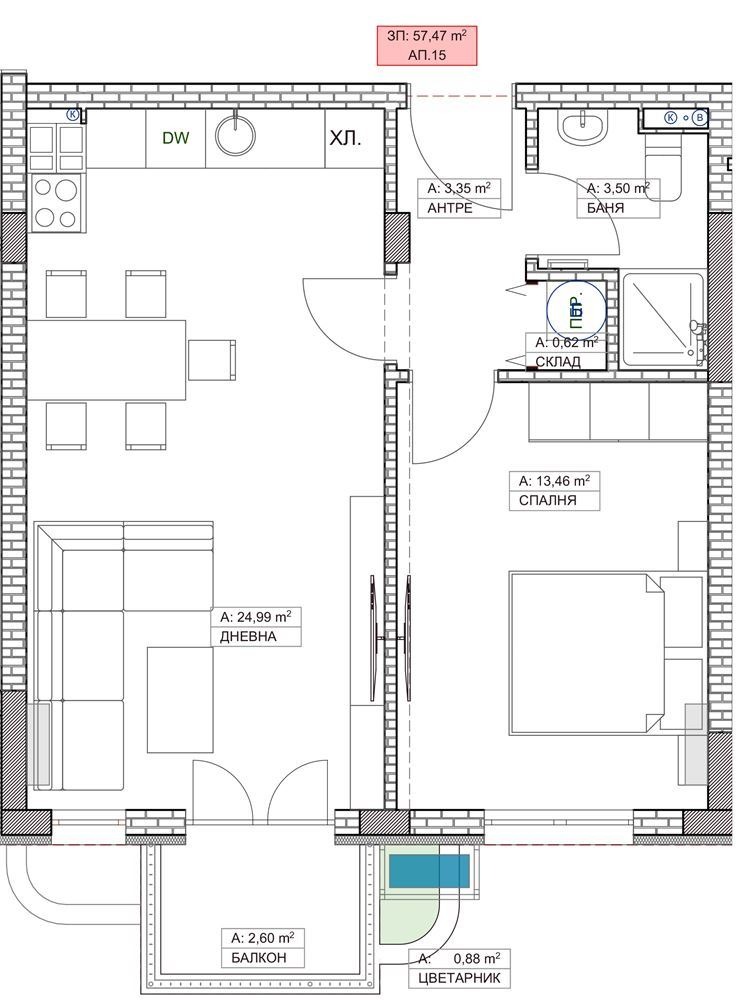 Продава 2-СТАЕН, гр. София, Витоша, снимка 4 - Aпартаменти - 49359924