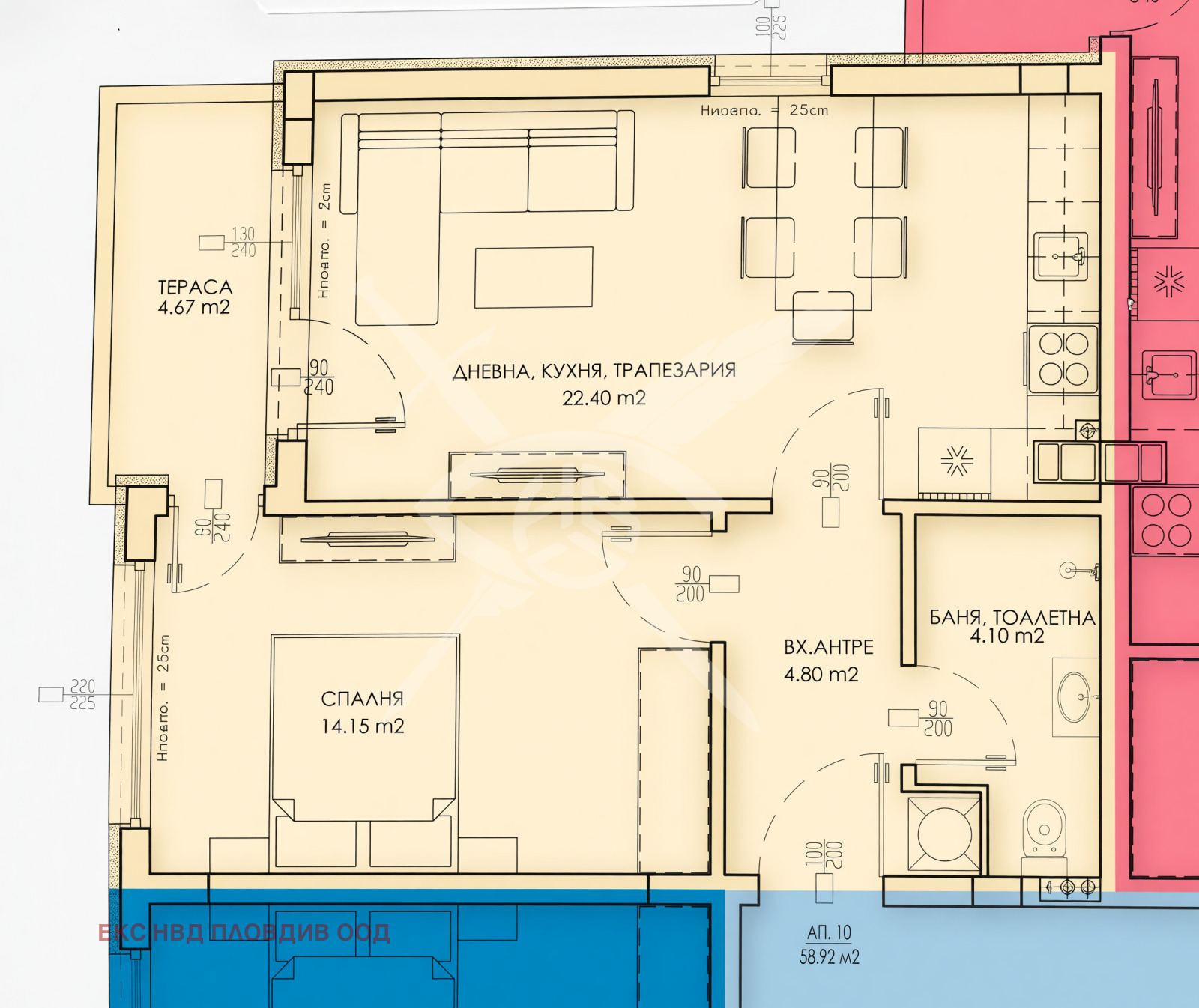 Продава  2-стаен град Пловдив , Христо Смирненски , 59 кв.м | 37137872