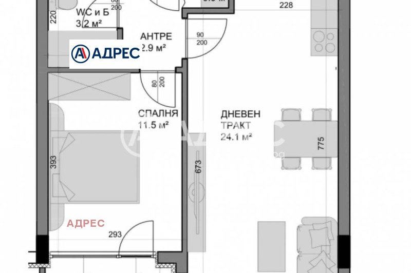 Te koop  1 slaapkamer Varna , Vladislav Varnentsjik 1 , 63 m² | 35318439 - afbeelding [2]