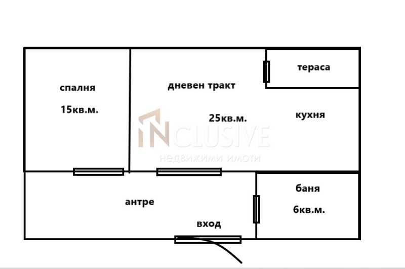 Продается  1 спальня Варна , Център , 58 кв.м | 88290301 - изображение [2]