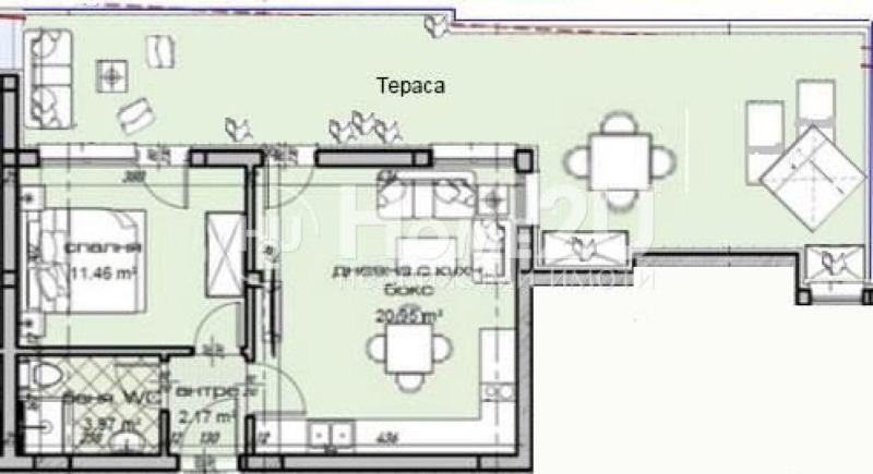 Продава 2-СТАЕН, гр. Варна, Цветен квартал, снимка 5 - Апартаменти - 53497057