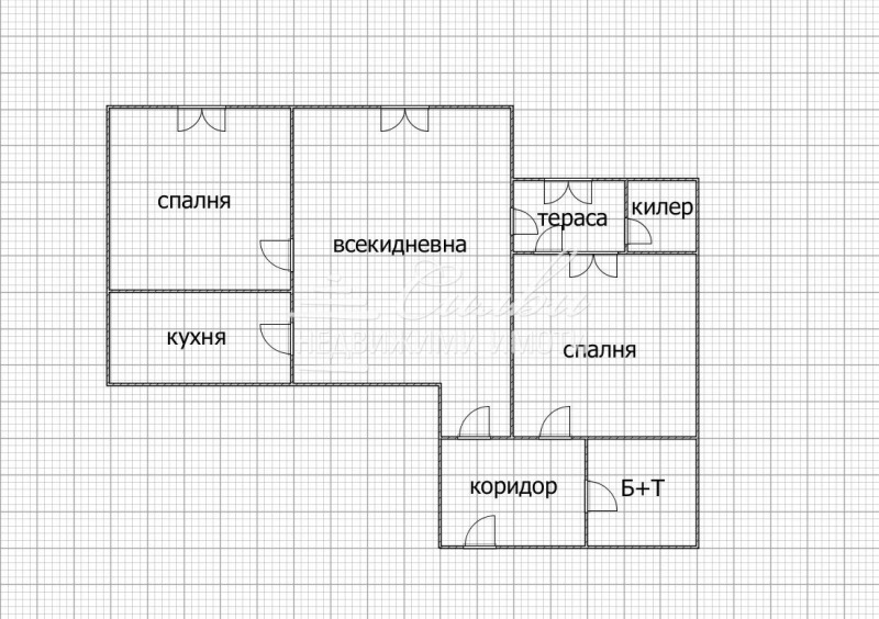 Myytävänä  2 makuuhuonetta Targovište , Zapad 3 , 86 neliömetriä | 67186467 - kuva [6]