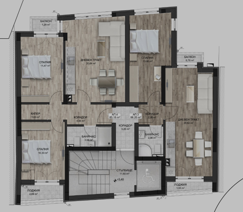 Продава 3-СТАЕН, гр. Варна, Погреби, снимка 3 - Апартаменти - 52630406