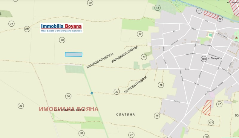 Te koop  Land regio Sofia , Petartsj , 7 dka | 38665703 - afbeelding [2]