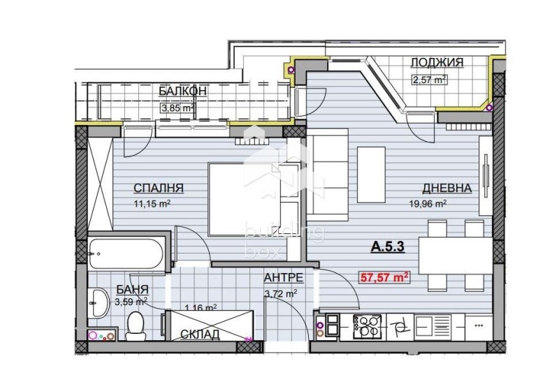 Til salg  1 soveværelse Sofia , Krasno selo , 69 kvm | 46485343 - billede [8]