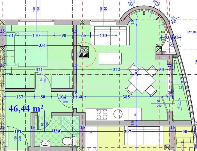 De vânzare  1 dormitor regiunea Dobrich , Cranevo , 57 mp | 62592200 - imagine [10]
