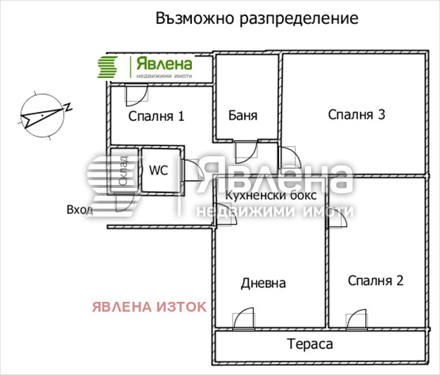 Продава 3-СТАЕН, гр. София, Стрелбище, снимка 2 - Aпартаменти - 48777078