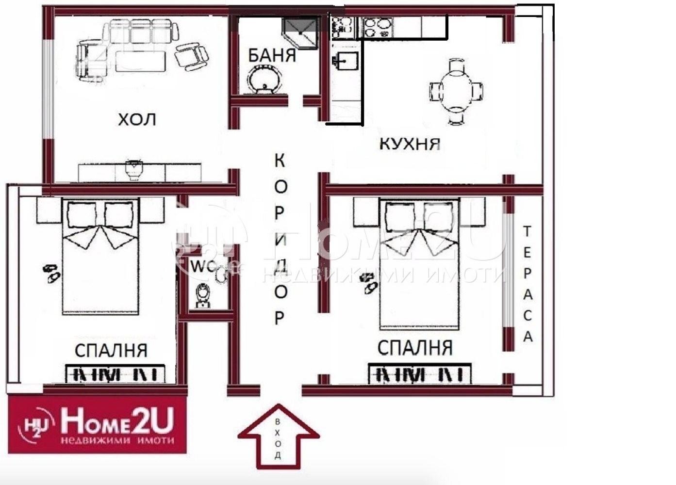 Продава 3-СТАЕН, гр. Бургас, Славейков, снимка 12 - Апартаменти - 54145261