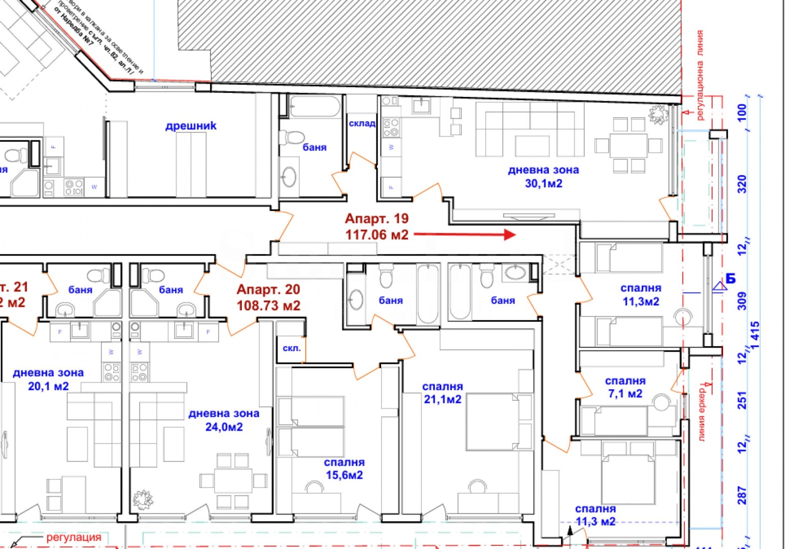 Продава 4-СТАЕН, гр. Бургас, Център, снимка 2 - Апартаменти - 55276191