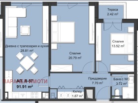 2 bedroom Hristo Smirnenski, Plovdiv 1