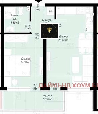 На продаж  1 спальня Пловдив , Беломорски , 62 кв.м | 83716280 - зображення [2]