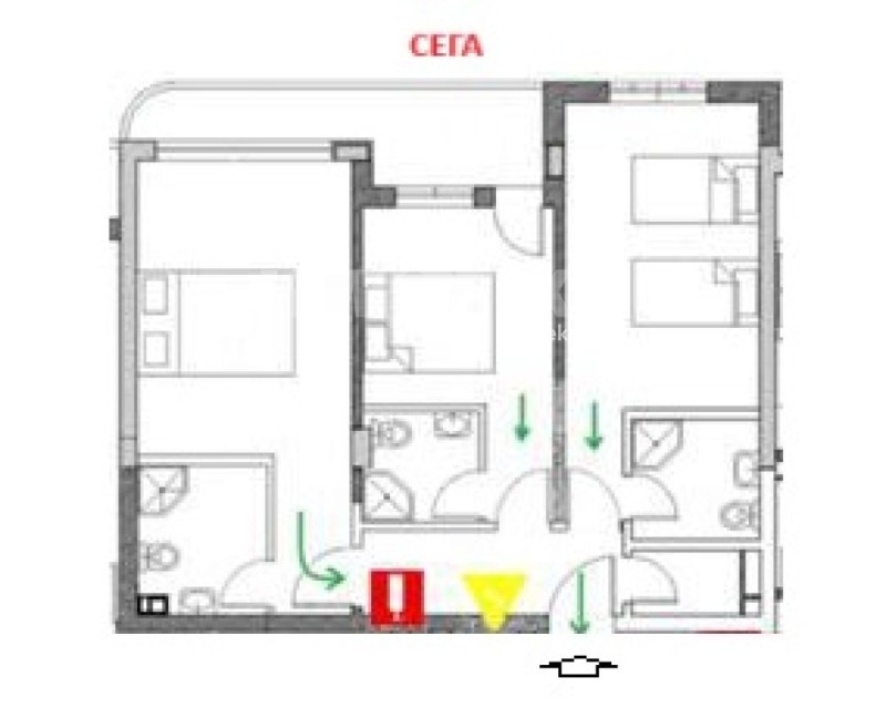 Zu verkaufen  2 Schlafzimmer Sofia , Studentski grad , 96 qm | 78684368 - Bild [4]