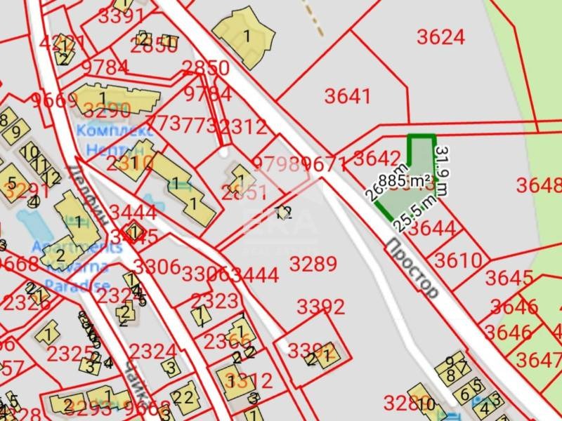 Προς πώληση  Οικόπεδο περιοχή Dobrich , Καβαρνα , 920 τ.μ | 42080309 - εικόνα [4]