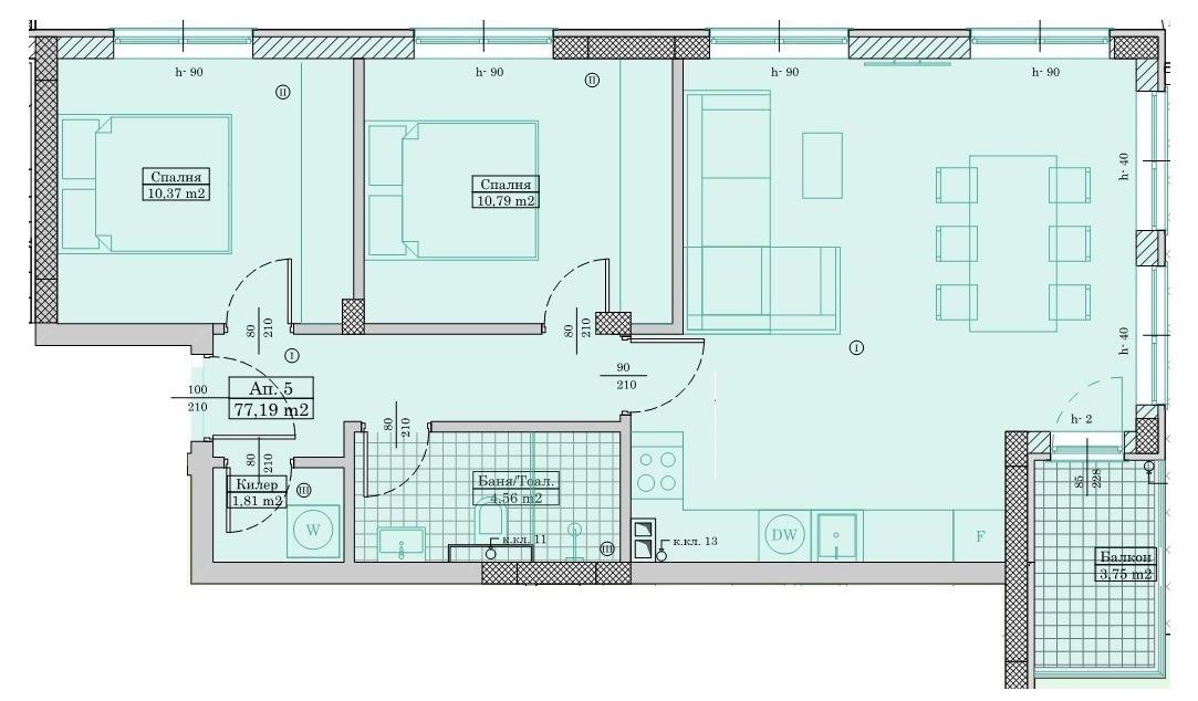 Продава 3-СТАЕН, гр. Варна, Възраждане 3, снимка 2 - Апартаменти - 53086058