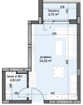 Продава 1-СТАЕН, град Пловдив, Тракия • 54180 € / 105966.87 лв. • 10648208 4