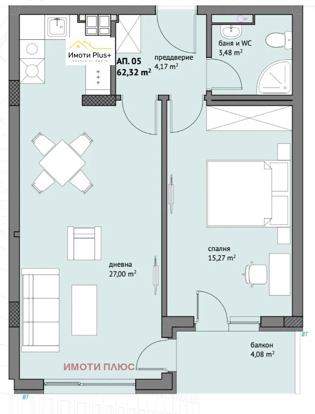 Na prodej  1 ložnice Sofia , Ljulin 9 , 73 m2 | 21900938 - obraz [2]