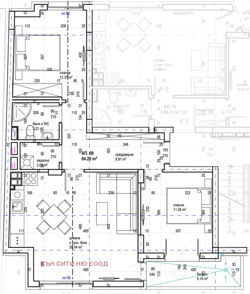 Zu verkaufen  2 Schlafzimmer Sofia , Nadeschda 2 , 103 qm | 73829578