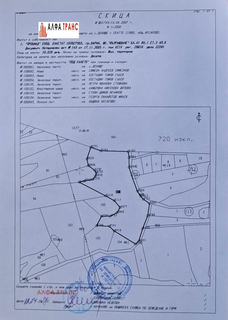 На продаж  Сюжет область Варна , Долище , 681 кв.м | 94599083 - зображення [9]