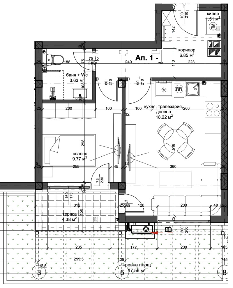 Продава 2-СТАЕН, гр. Пловдив, Кършияка, снимка 1 - Aпартаменти - 49591538