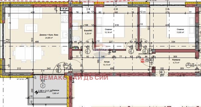 Продава 3-СТАЕН, гр. Варна, Виница, снимка 2 - Апартаменти - 53824371