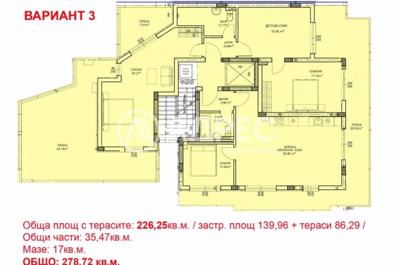 Продается  3+ спальни София , Манастирски ливади , 278 кв.м | 60218191 - изображение [4]