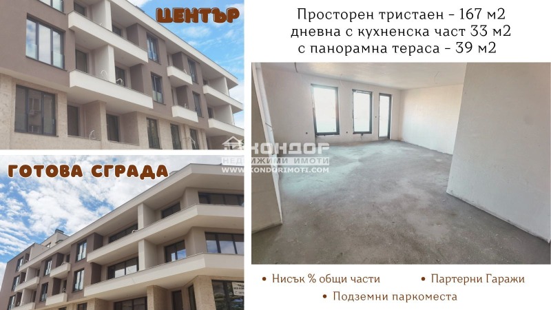 Продава 3-СТАЕН, гр. Пловдив, Център, снимка 1 - Aпартаменти - 44544087