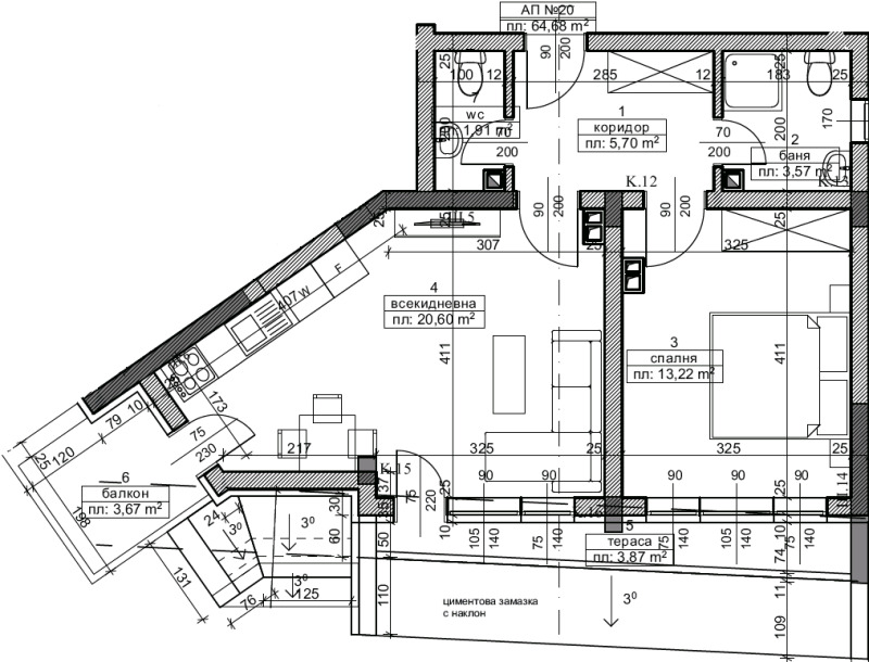 À venda  1 quarto Blagoevgrad , Osvobojdenie , 77 m² | 29749297 - imagem [13]