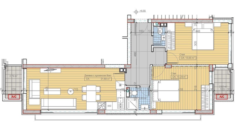 À venda  2 quartos Sofia , Boiana , 96 m² | 42127107 - imagem [2]