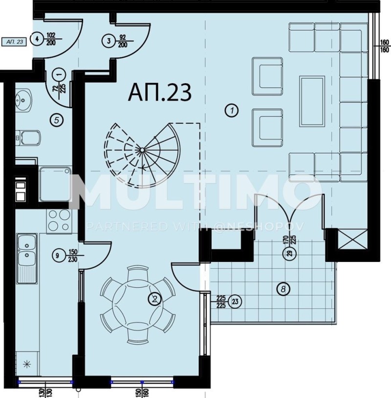 Eladó  Bérlakás Sofia , Bakston , 151 négyzetméter | 83608917 - kép [7]