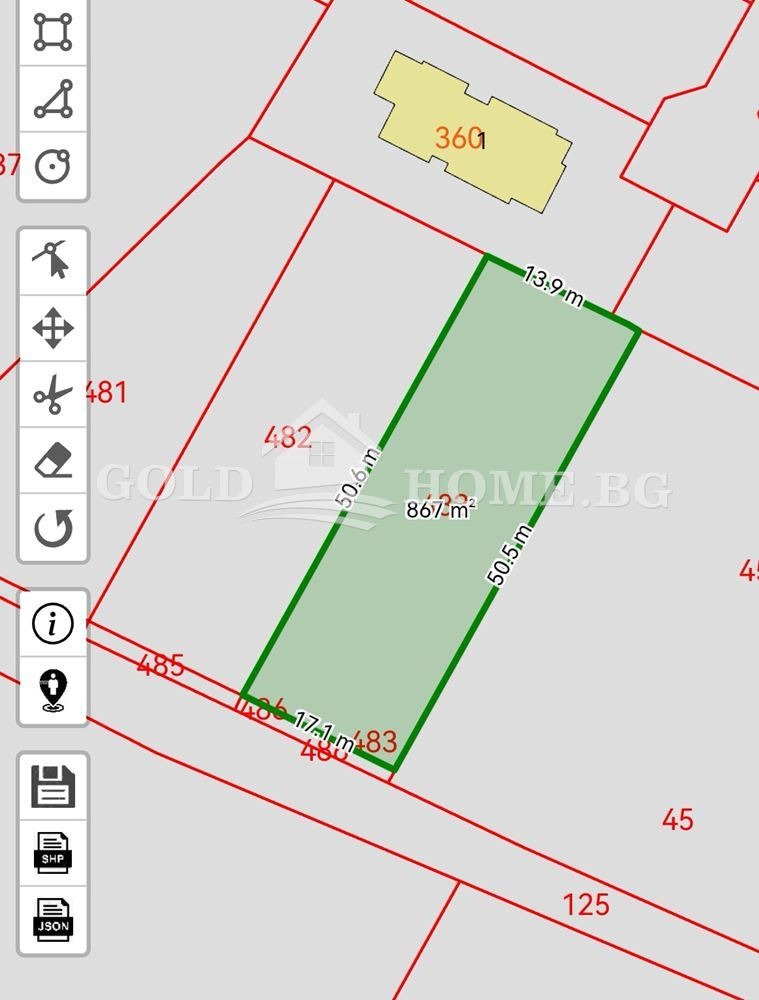 De vânzare  Complot regiunea Plovdiv , Brestnic , 866 mp | 36433540 - imagine [2]