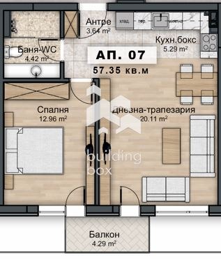 Продава 2-СТАЕН, гр. София, Овча купел 2, снимка 2 - Апартаменти - 53538212