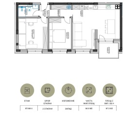 3-стаен град Русе, Здравец 9