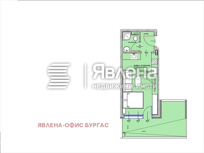 Na prodej  Studio oblast Burgas , Pomorie , 59 m2 | 22375012 - obraz [3]