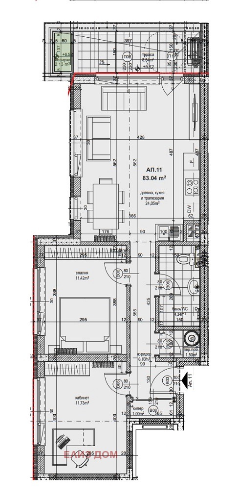 In vendita  2 camere da letto Varna , Galata , 105 mq | 81109153 - Immagine [9]