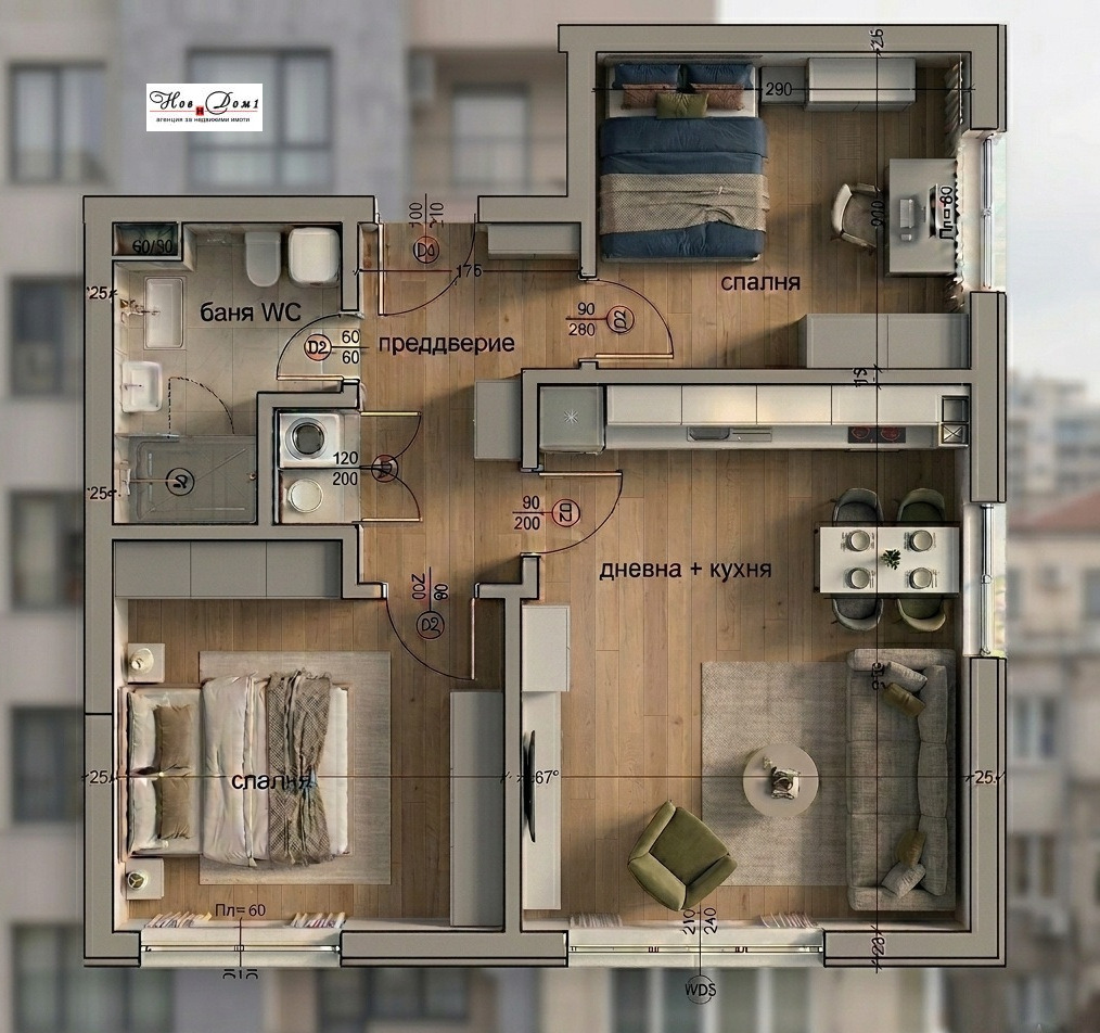 Продава 3-СТАЕН, гр. Варна, Възраждане 1