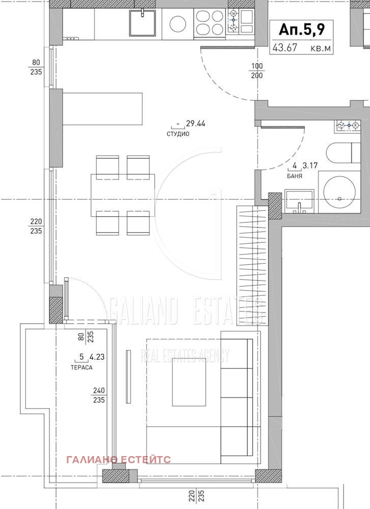 Продава  1-стаен град София , Малинова долина , 52 кв.м | 65695012 - изображение [2]