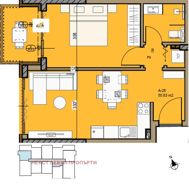 Продава 2-СТАЕН, гр. София, Малинова долина, снимка 1 - Aпартаменти - 49355454