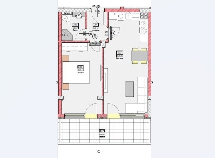 Продава  2-стаен град Варна , Виница , 60 кв.м | 70593346 - изображение [3]
