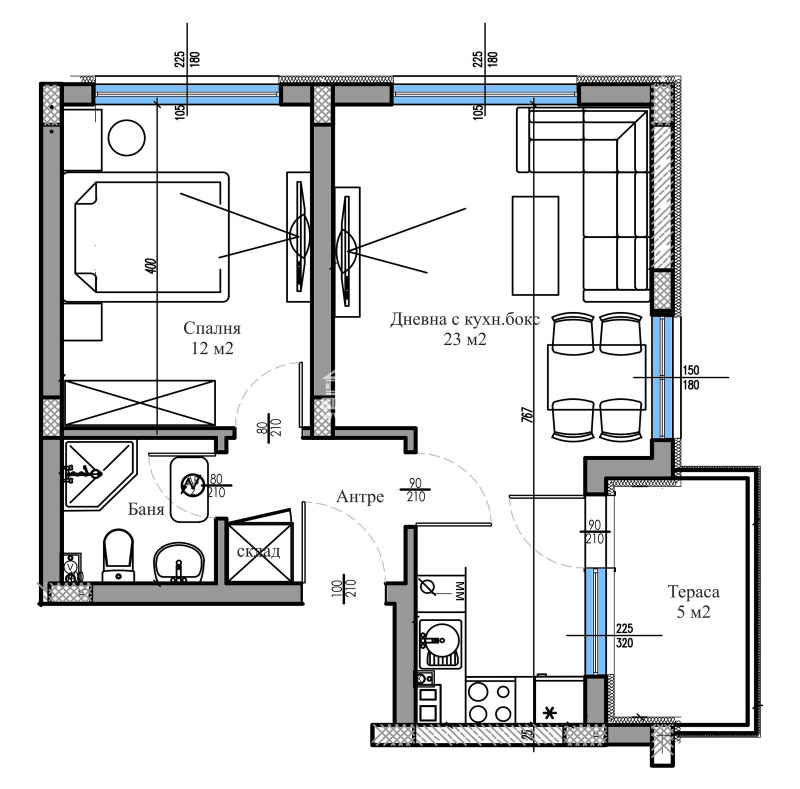 Продава 2-СТАЕН, гр. Пловдив, Христо Смирненски, снимка 2 - Апартаменти - 52575729