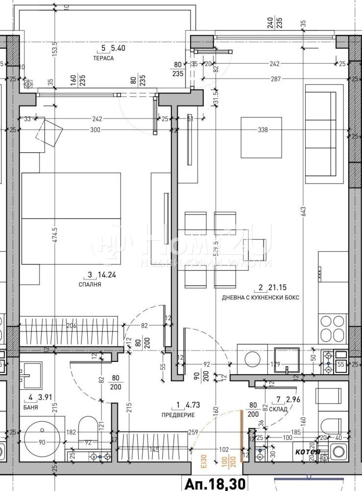 Продава 2-СТАЕН, гр. София, Малинова долина, снимка 2 - Апартаменти - 53706233