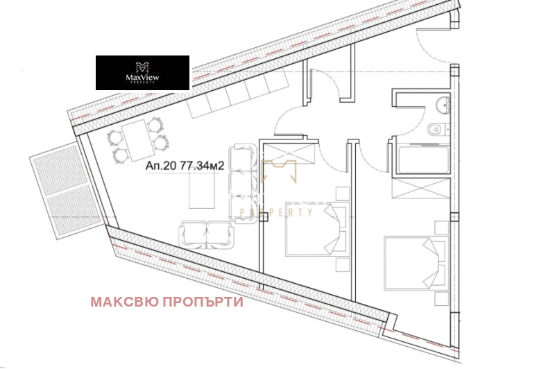 À venda  2 quartos Sofia , Orlandovci , 87 m² | 85066099 - imagem [4]