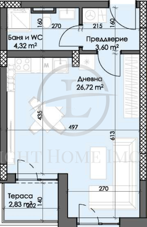 Zu verkaufen  Studio Plowdiw , Trakija , 54 qm | 63230280 - Bild [3]