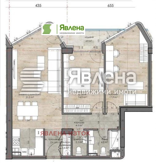 Продава 3-СТАЕН, гр. София, Дружба 2, снимка 13 - Апартаменти - 53625017
